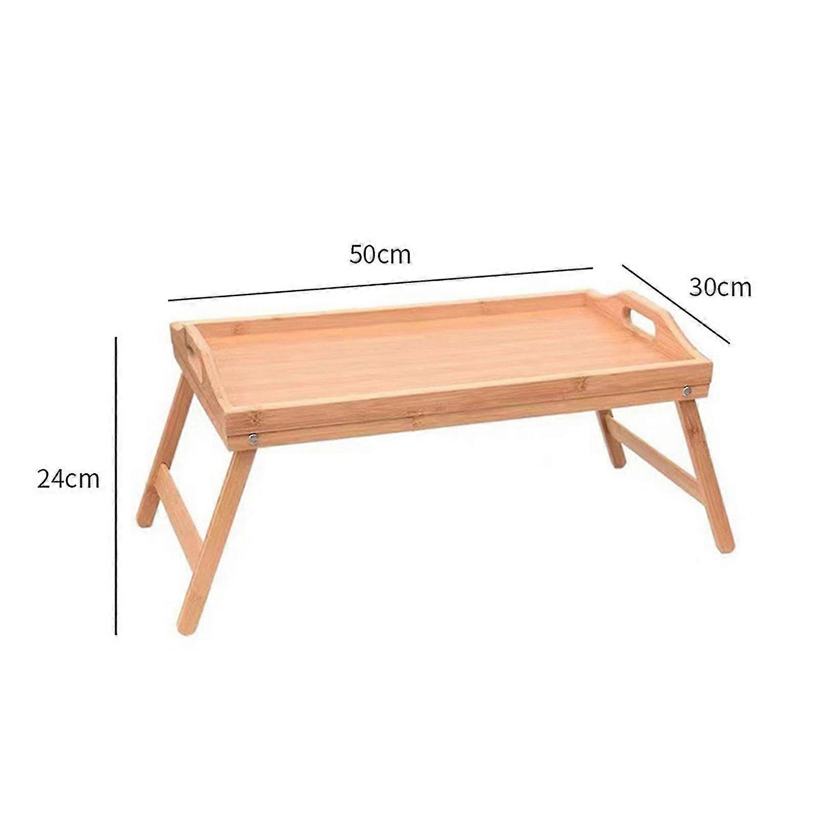 Outdoor Folding Table Portable Bamboo Small Picnic Table Camping Grill Table