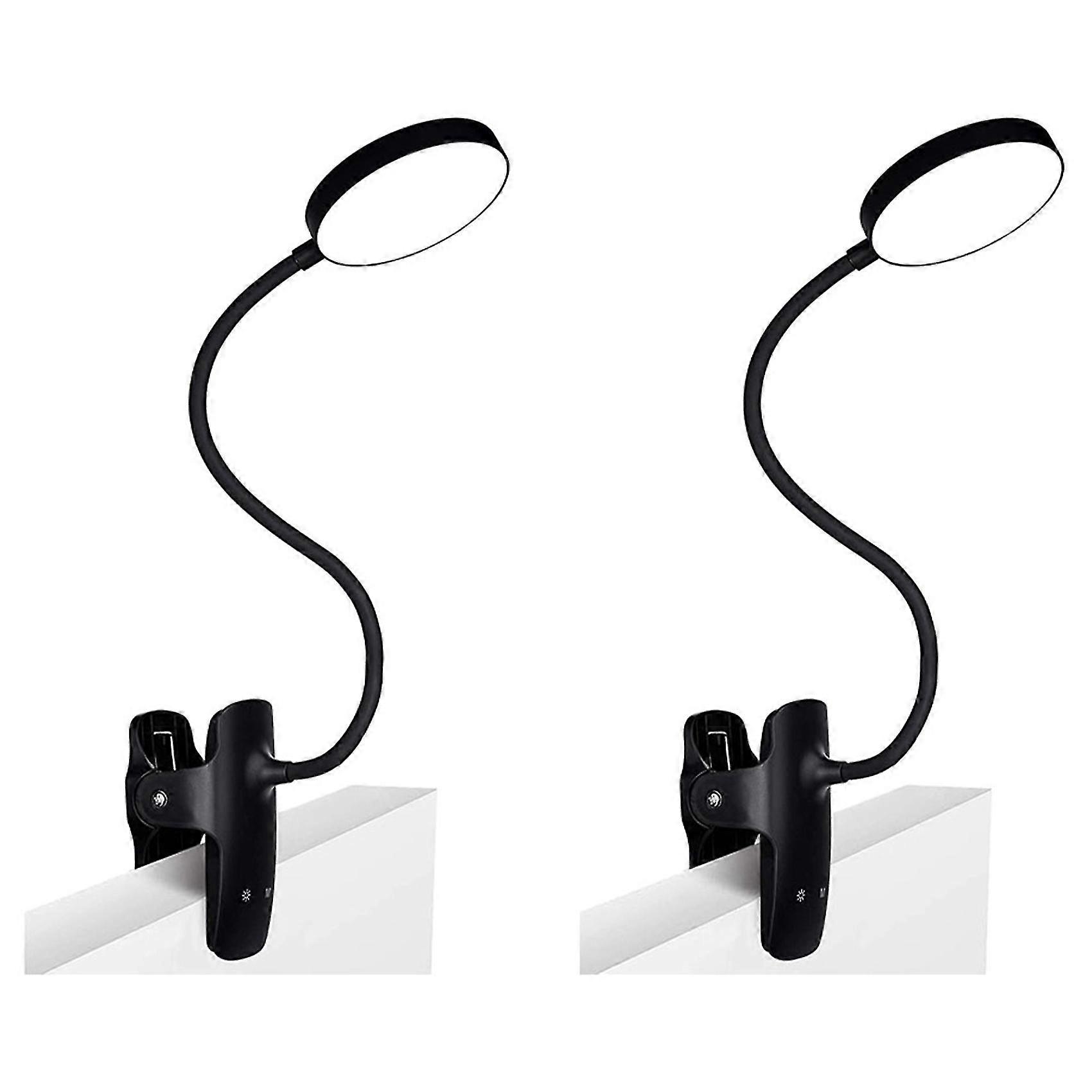 2x Reading Lamp Bed Clamp Light,with 5 Colour Temperature