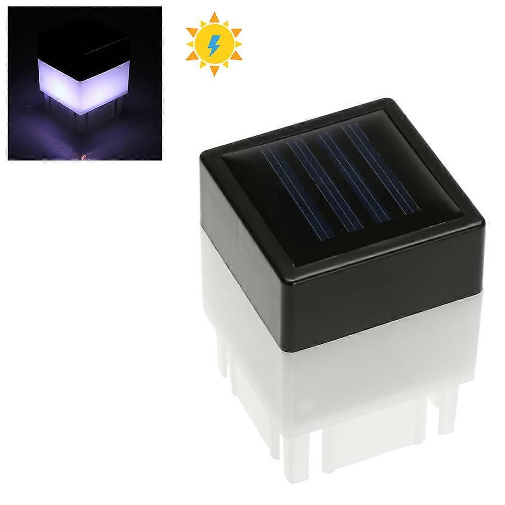 Waterproof Solar Powered Fence Post Pool LED Light for Garden Lamp Boundary Pool Garden Decor