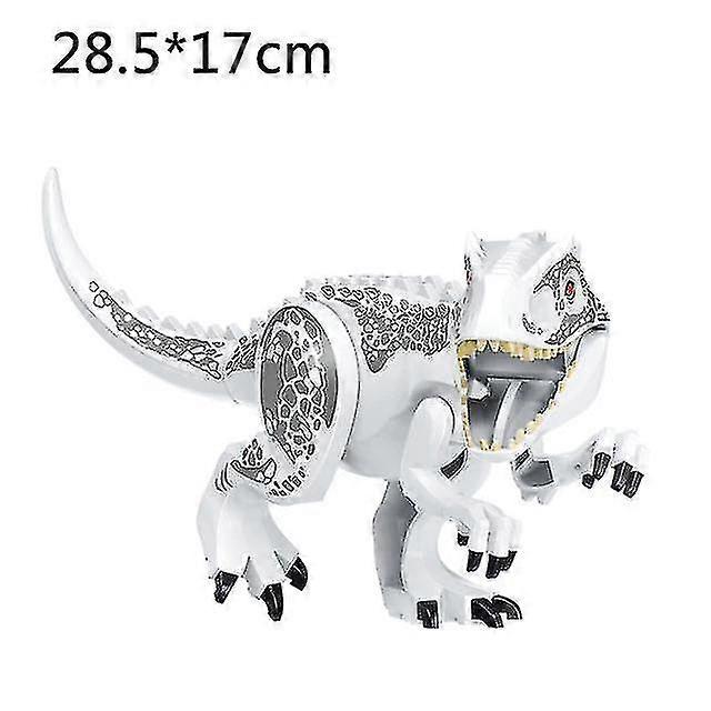 Jurassic Dinosaur World Series Building Blocks Triceratops Indominus Rex Big Figures|Blocks
