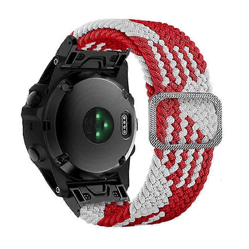 For Garmin Fenix 7x / Fenix 3 / 3 Hr Nylon Watch Band Smart Bracelet 26mm Adjustable Strap With Buckle