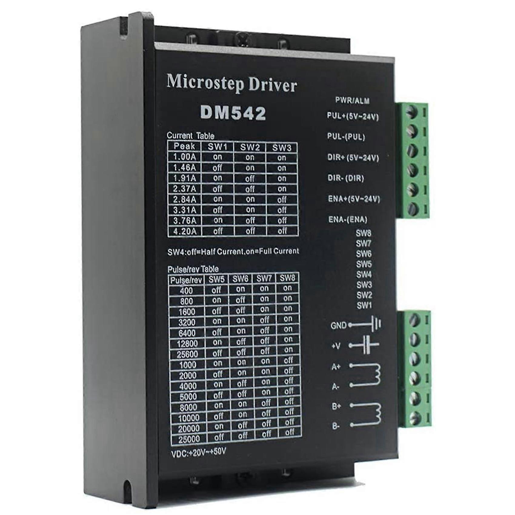 CNC Digital Microstep Driver DM542 Stepper Motor Controller 2-Phase Digital Stepper Motor Driver 20