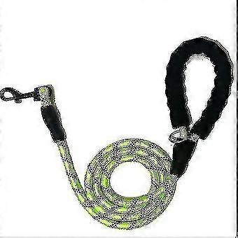 Huisdier Reflecterende Tractie Touw Rond Touw Nylon Hond Antilost Leashgreen
