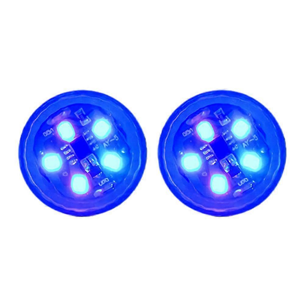 2PCS Universal Car Door 5 LED Opening Warning Signal Light Safety Warning Anti-collision Lights Flashing Alarm Lights Universal