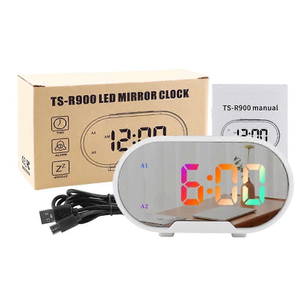 Reliable Digital Alarm Clock Bedside Clock Modern Digital Clock Compact Size