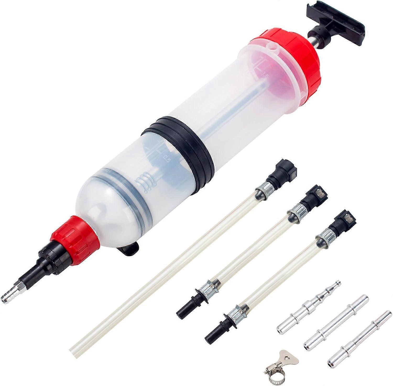 good Suction Syringe 1500ml Large Suction Syringe with Extension Tube, Hand Pump, Liquid Extractor and Fill Pump