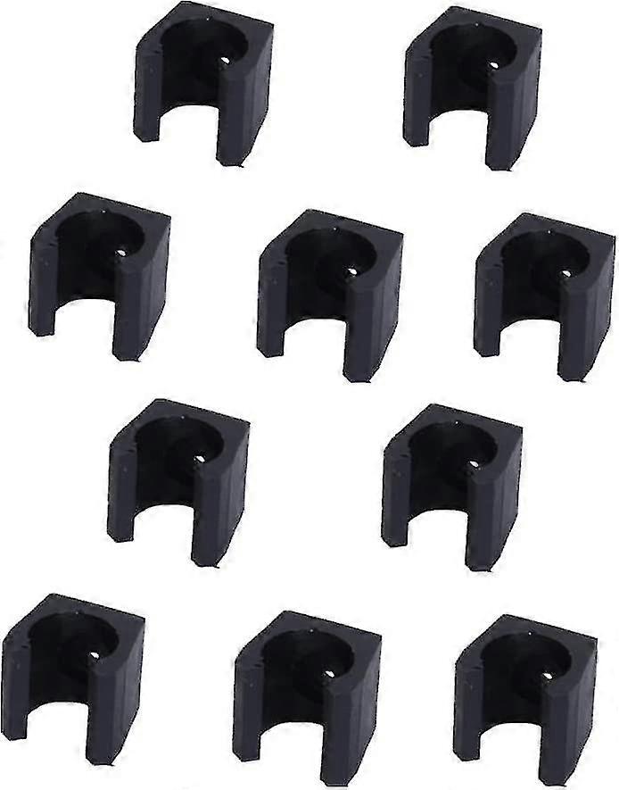 10 Pieces Billiards Snooker Cue Clips Cue Locating Clip Holder Small Cue Clips Storage Clamps Fit For Pool Cue Racks Small Size - MXBC