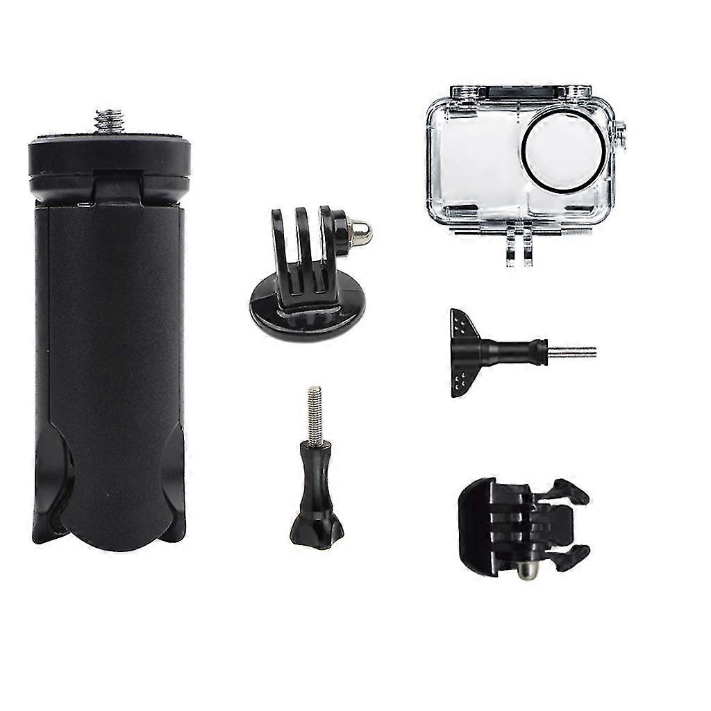 Waterproof Diving Housing Case Shell +  Mini Handheld Tripod For Dji Osmo Action