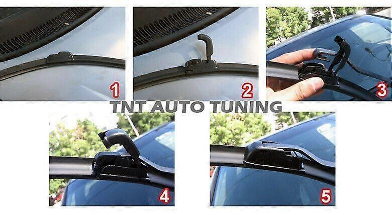 2 wiper brushes for KODA FABIA 2000-2008