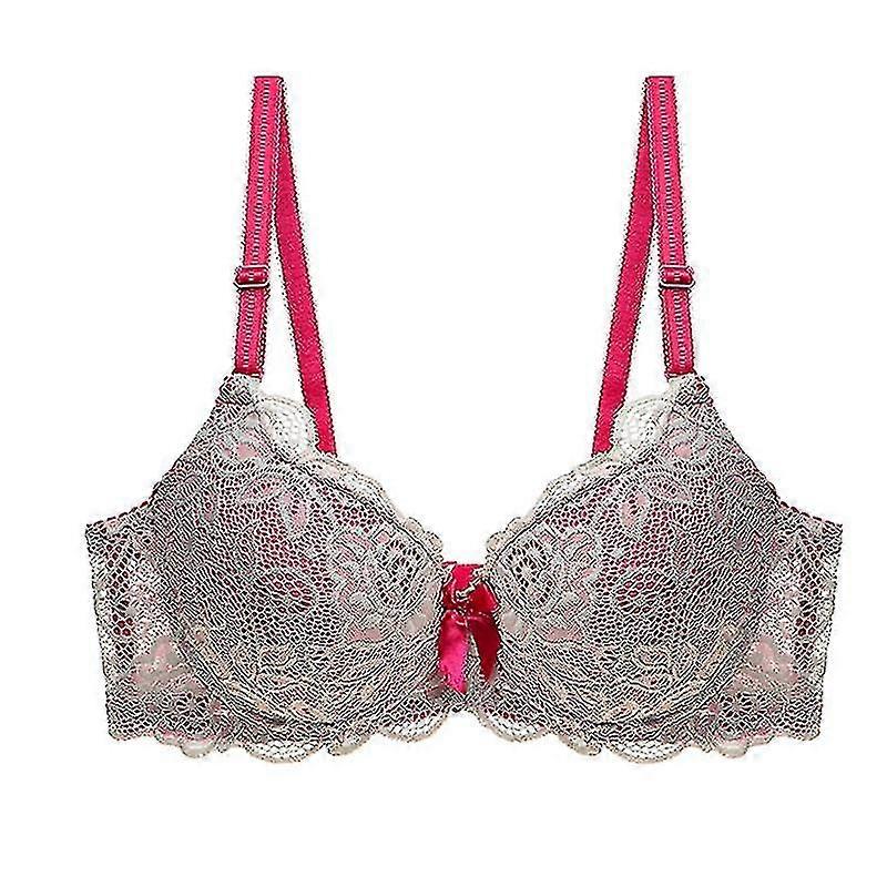 Plus Size spetsbehåar för kvinnor Sexiga Underkläder Super Push Up Brassiere B C Underkläder för kvinnor