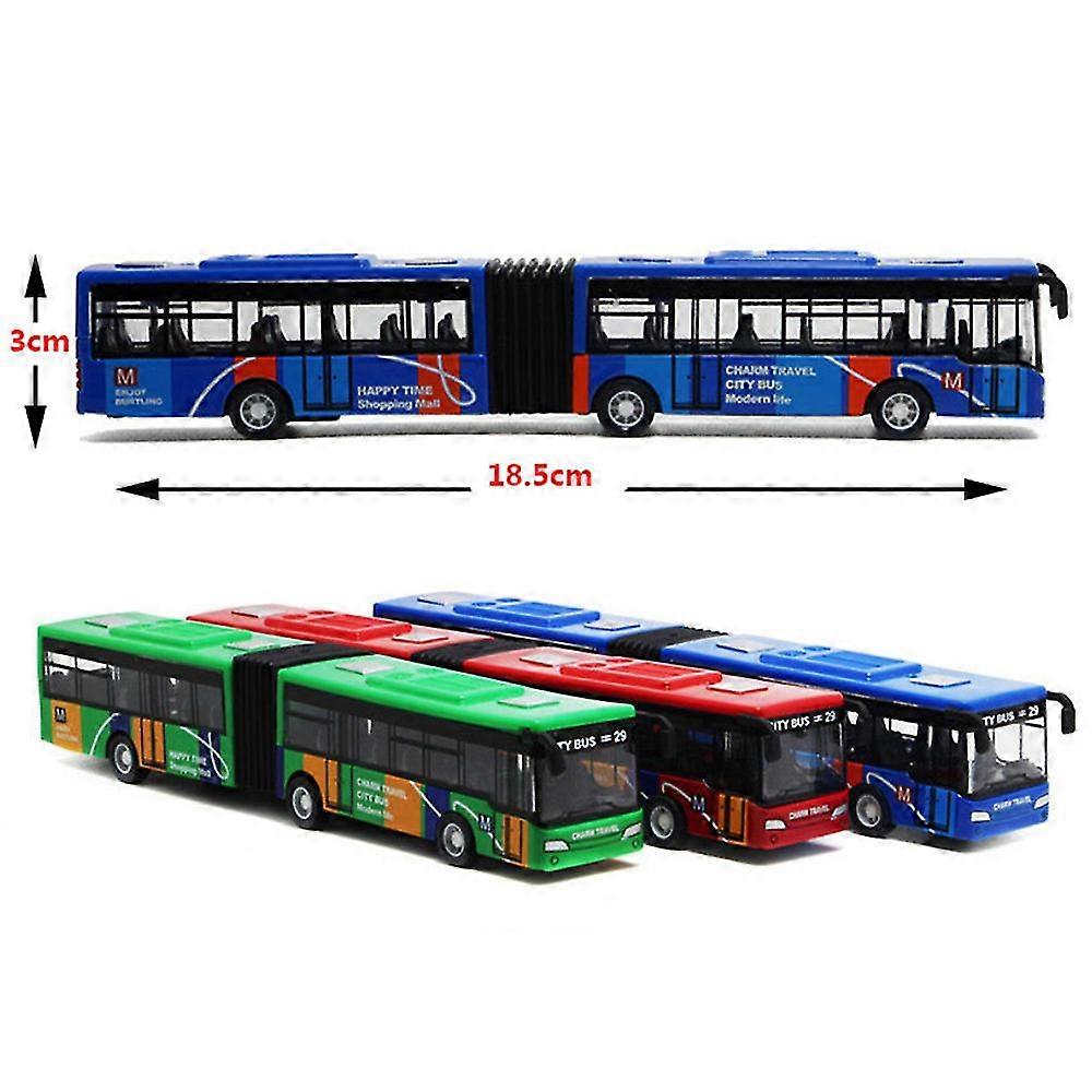1:64 Alloy Bus Model Vehicles City Express Bus Double Buses