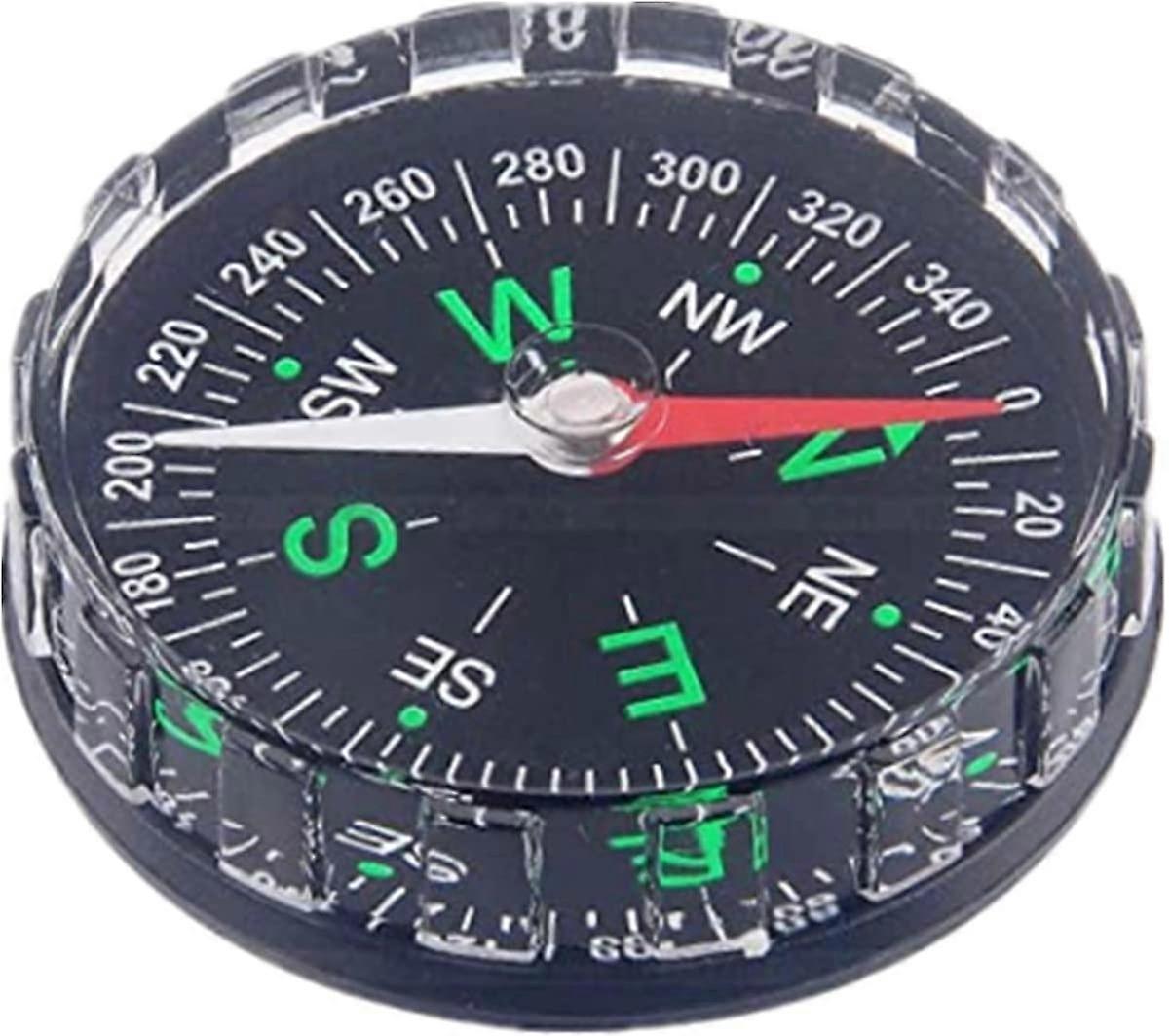 Mini Pocket Compass, Professional Survival Compass Knob Navigation Tool Compass Replacement for Hiking Cam Boating