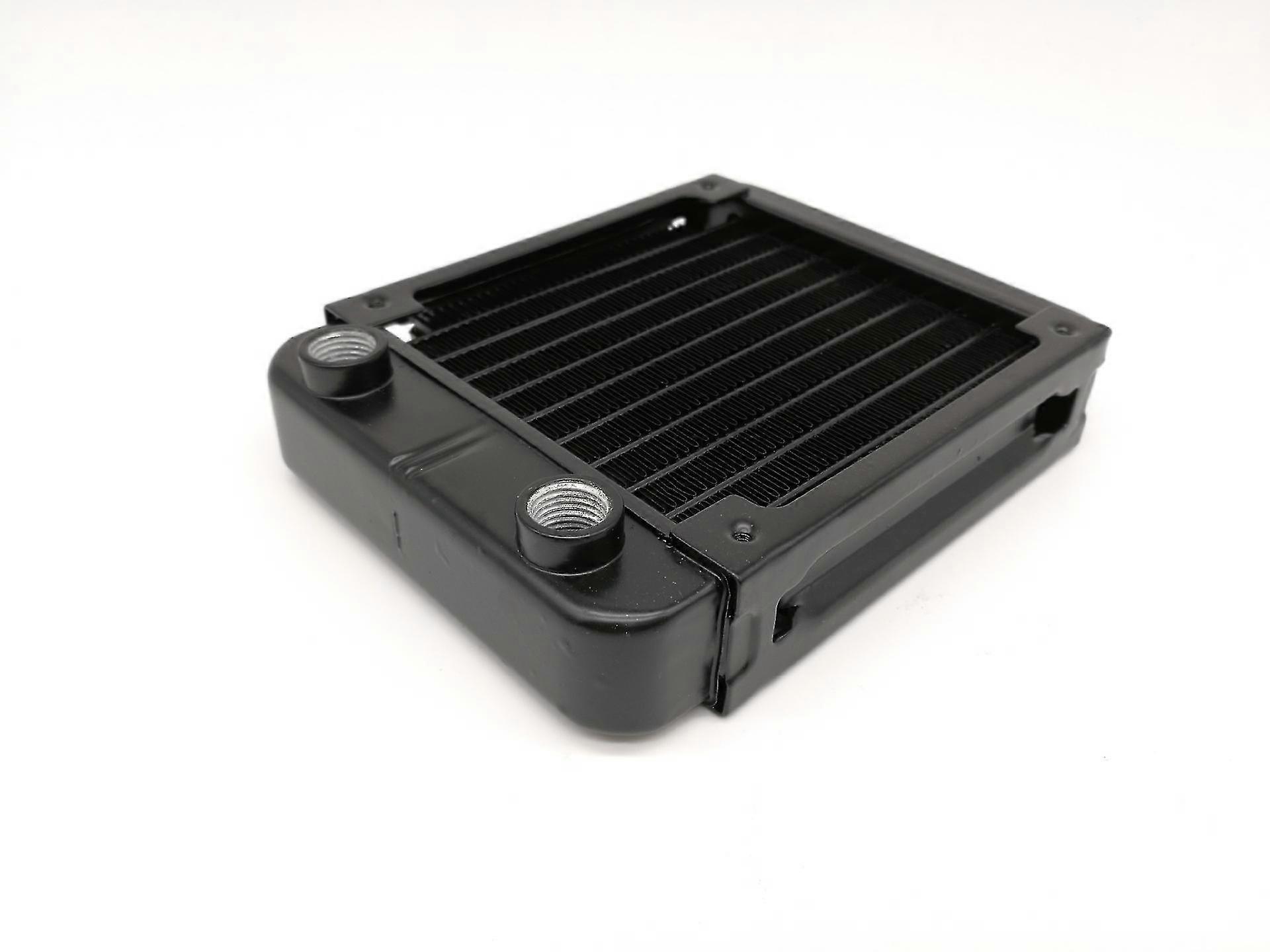 120mm Aluminium Dator Radiator Vattenkylare 10 Rör Cpu KylflänsVäxlare