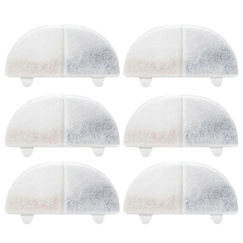 Pack of 6 Replacement Filters Optimize Your Pet Drinking Routine