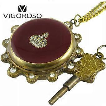 Men's Pocket Watch Full Hunter Mechanical Hand Winding Pocket Watches Fashion Imperial Crown Clock With Chain Necklace