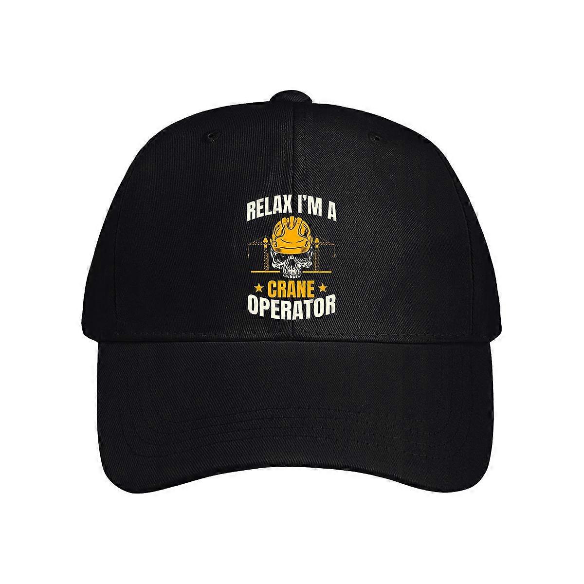 Slapp av Jeg er en kranfører baseballcaps