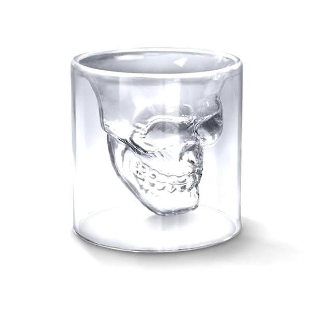 Crystal Skull Head Vodka Shot Vinglas Kopp 75ml