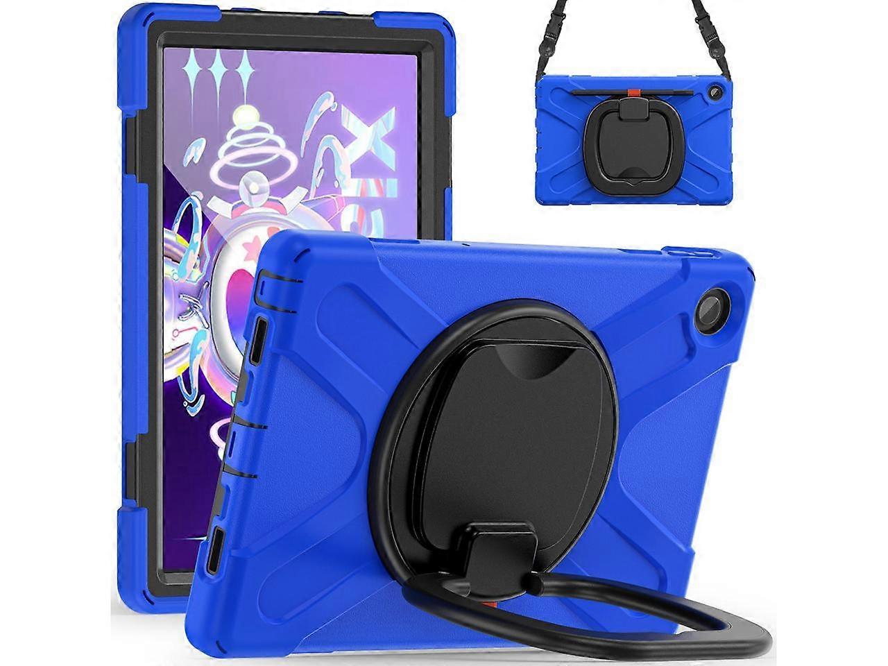 Lenovo Tab M10 Plus Case 10.6 inch 2020 3rd Generation TB-125F TB-128F Shockproof Protective Cover with Stand / Hand & Shoulder Strap / Pencil Holder