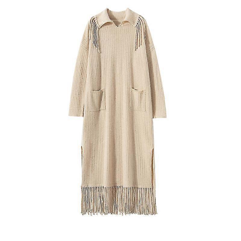 Robe à franges robuste simple brin pour femmes
