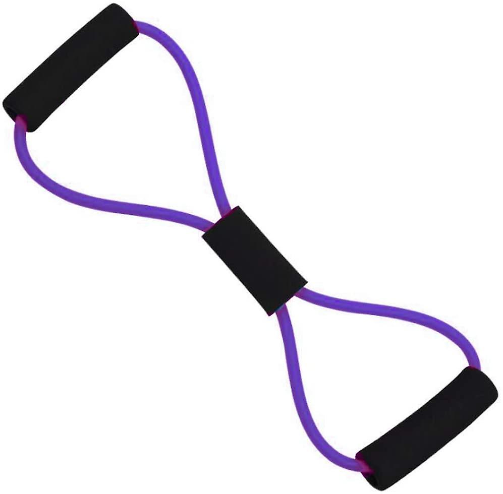 2 stk modstand bands, multifunktion med håndtag 8 ord elastisk yoga pull rope