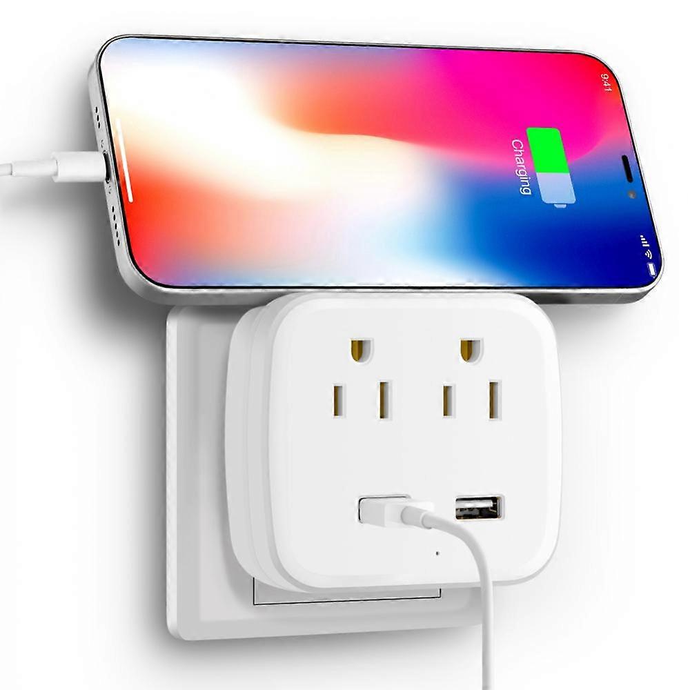 New US Standard Plug 4 In 1 Socket Converter With 2 USB Interface Convenience For Iphone Computer Charging Home Appliance