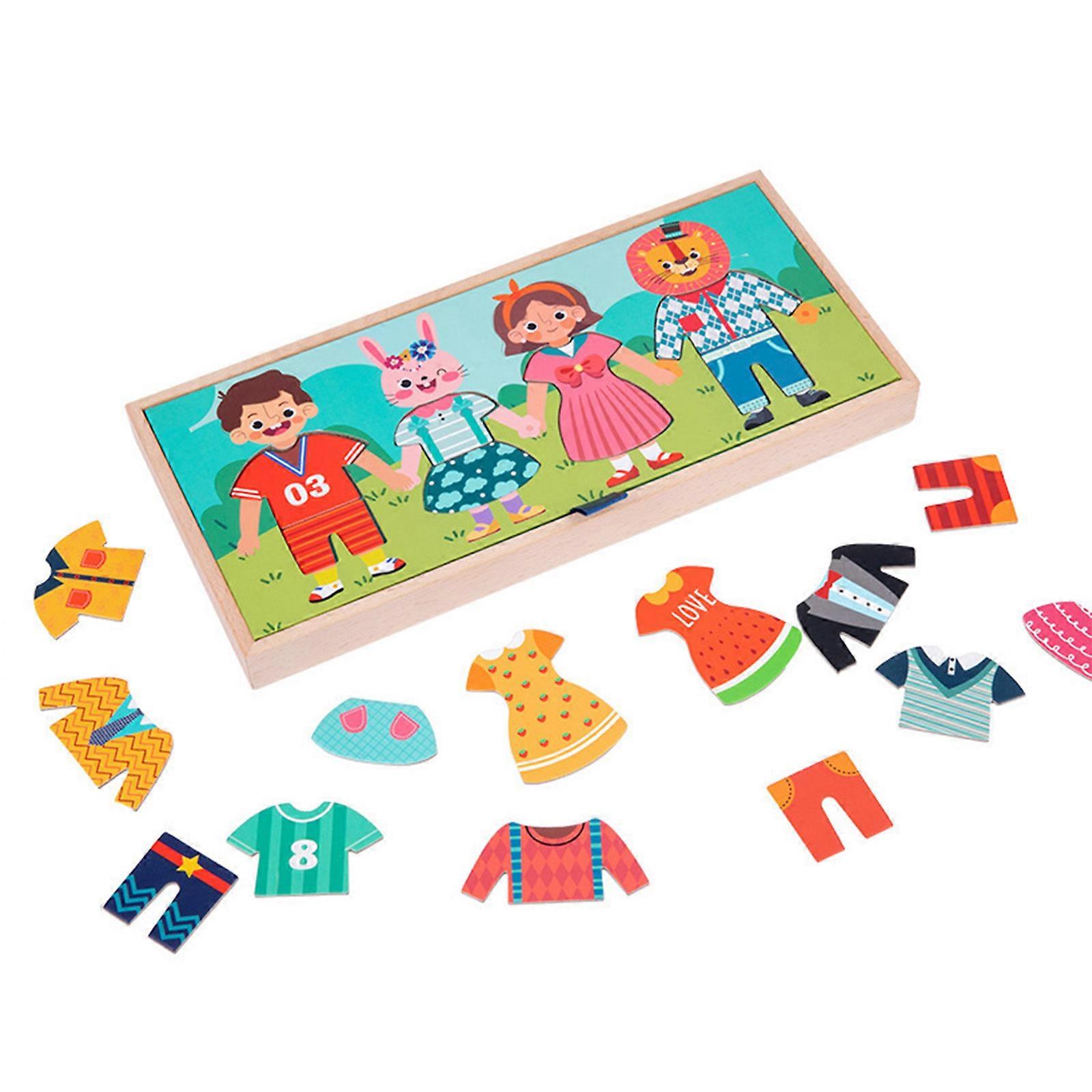 Interactive Kids Matching Cloth Jigsaw Toy Matching Sorting Games Best Gift