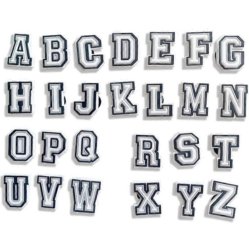 26 Pieces Shoe Accessories, Rubber Shoe Buckles, PVC Printed Shoe Flowers, DIY Accessories for Beach Shoes, Slippers4