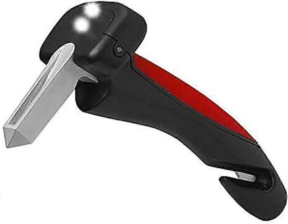 Car Handle Safety Escape Rescue Window Break Hammer Automobile Standing Aid Rescue Car Assist Exit Portable Support Handle with LED Light