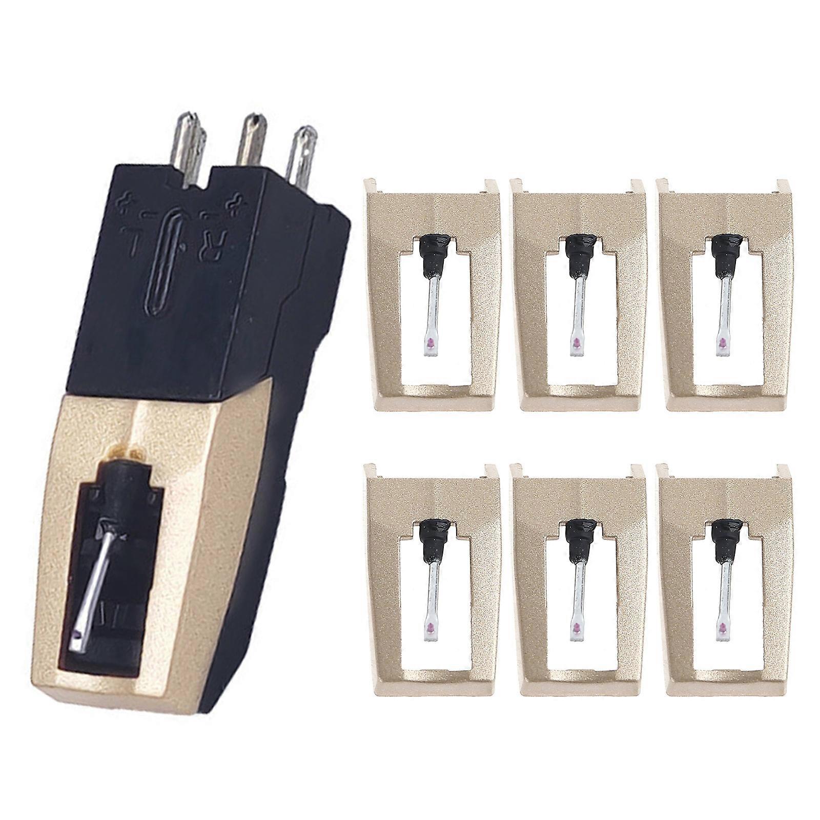 7-Piec Replacement Stylus Record Needle Phonograph Gramophone For LP Turntable