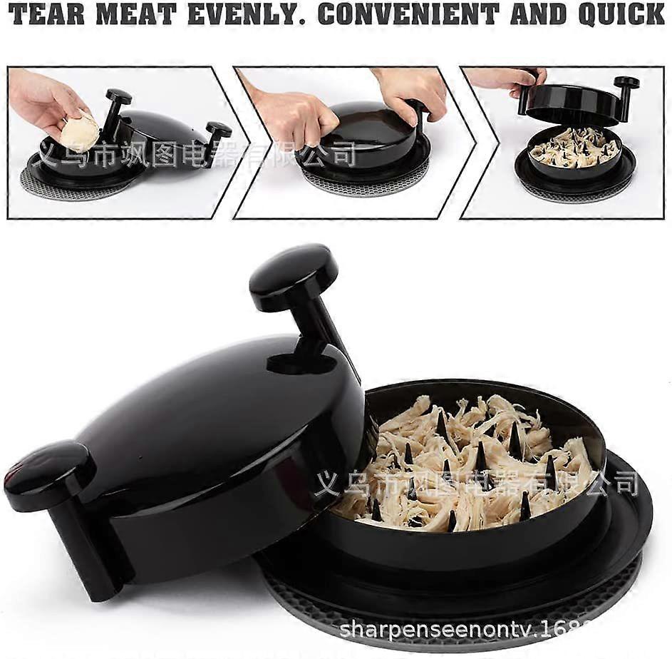 Chicken Chopper | Chopper Tool with Kitchen Handle | Replacement Bear Claw Chopper Tool Twist and Slip Bottom Pad Ideal for Pulled Pork Red Beef and C