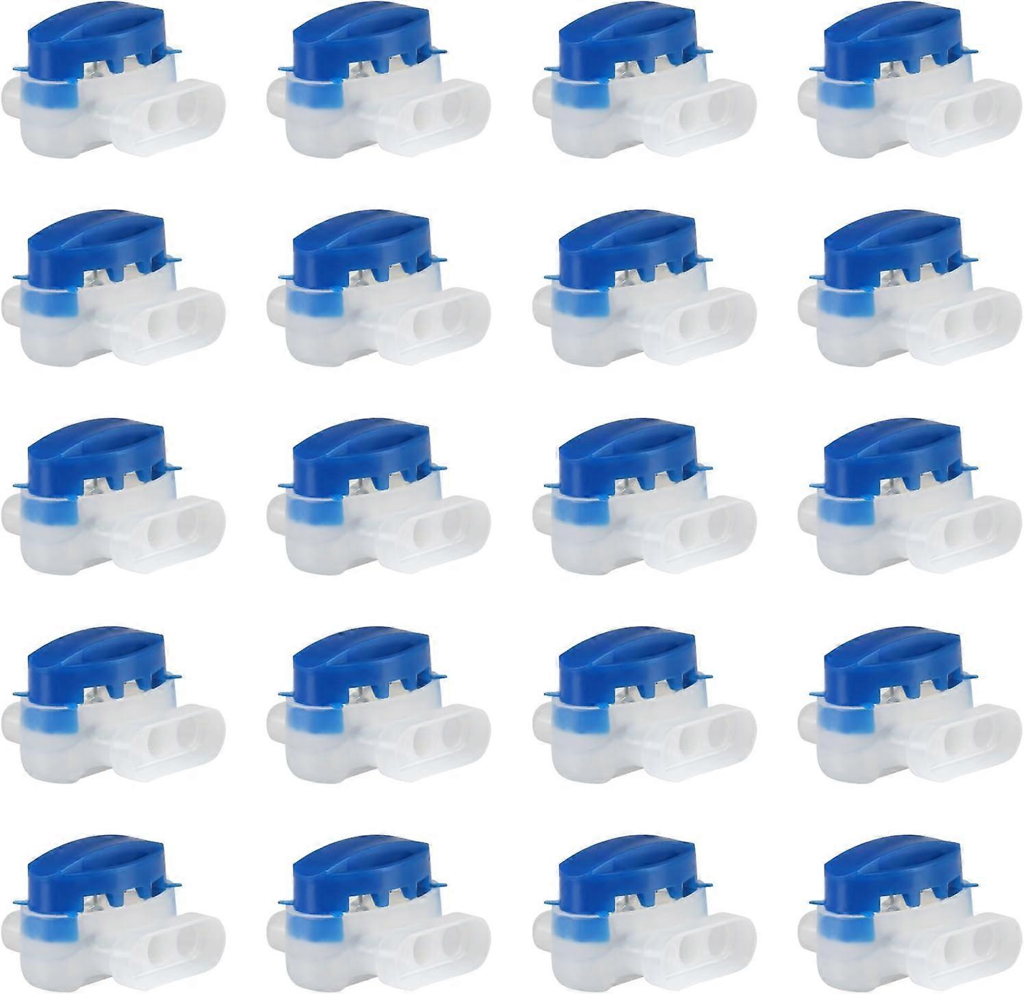 Pack of 20 Electrical IDC 314-BOX Wire Connectors for Robotic Lawn Mowers, Irrigation Applications