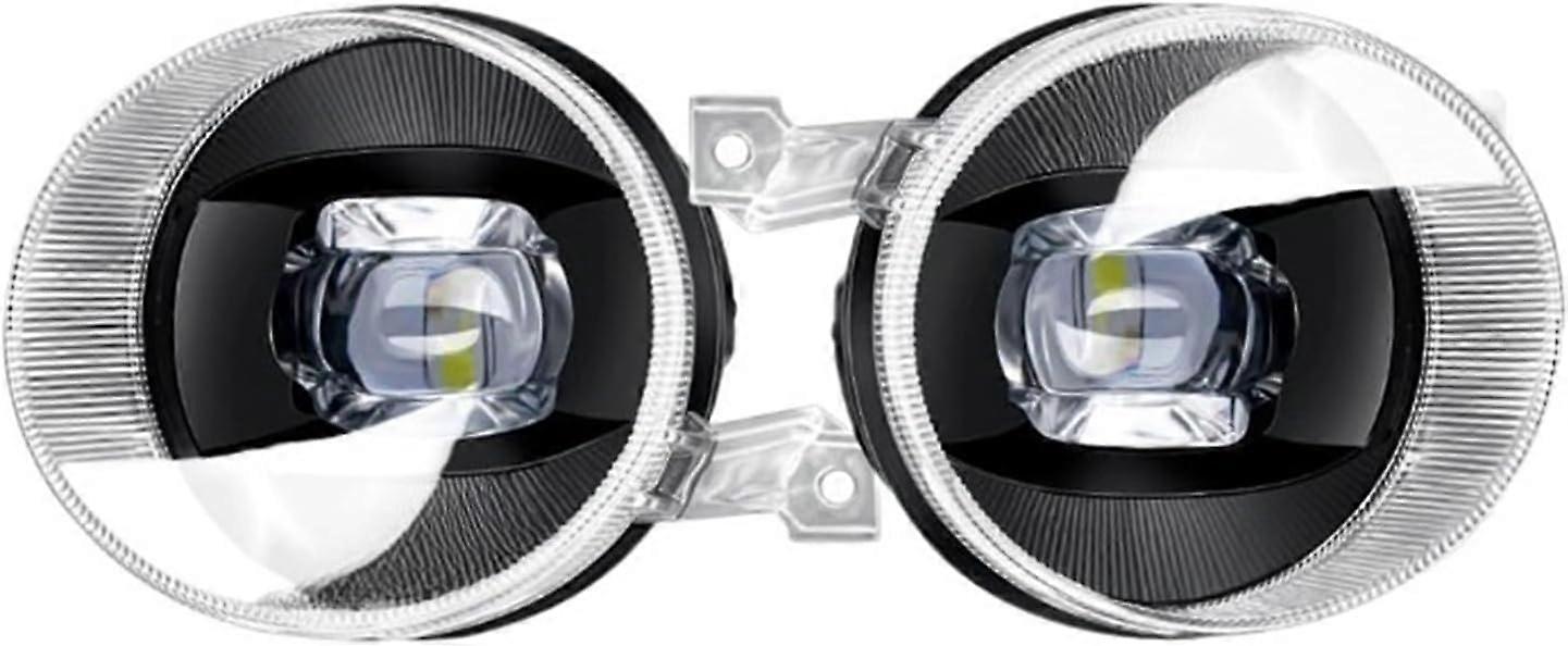 2 X 30W LED Fog Light Assembly Car Lens Fog Daytime Running Lamp, Compatible for Benz Sprinter W906 2014 2015 2016 2017 2018 (Color : Yellow Light)