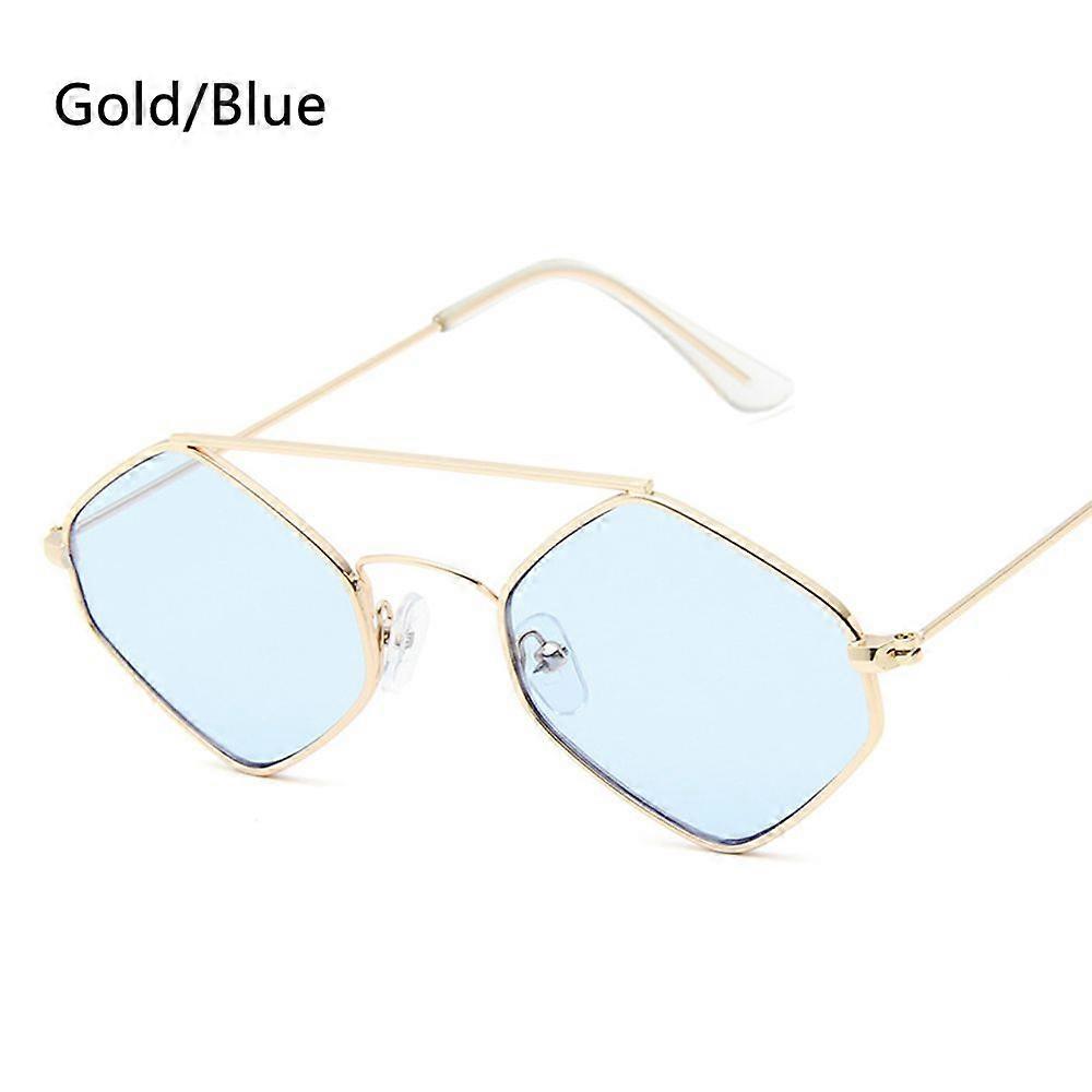 2023 Fashion Rectangle Rimless Sunglasses Square Vintage Glasses Luxury Design Unisex Retro Frame Gradient Glasses UV400 Eyewear