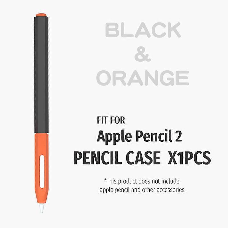 Stylus Cover Silicone Pen Case For Apple Pencil 2 Color Matching Stylus Protective Case Non-slip Anti-fall for iPad Pen 2 Cover