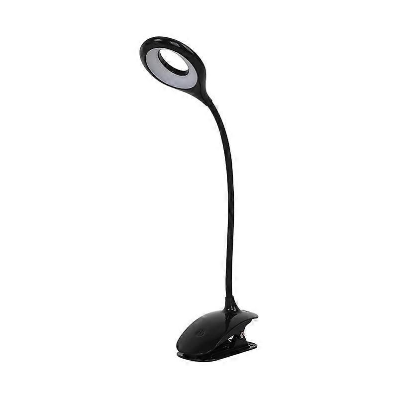 Clip-on Flexible Led Lamp, USB Rechargeable, 3 Light Modes, Touch Dimmer, Perfect for Desk, Bedside Table or Computer