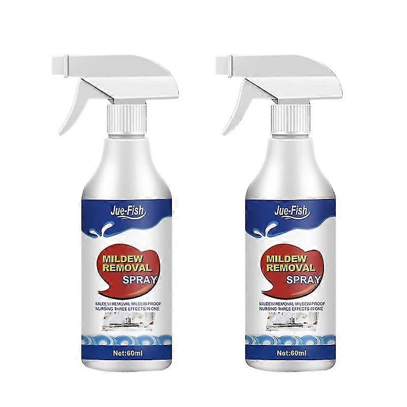 2x Mould Remover Effective Mould Spray, Fast & Mildew Cleaner
