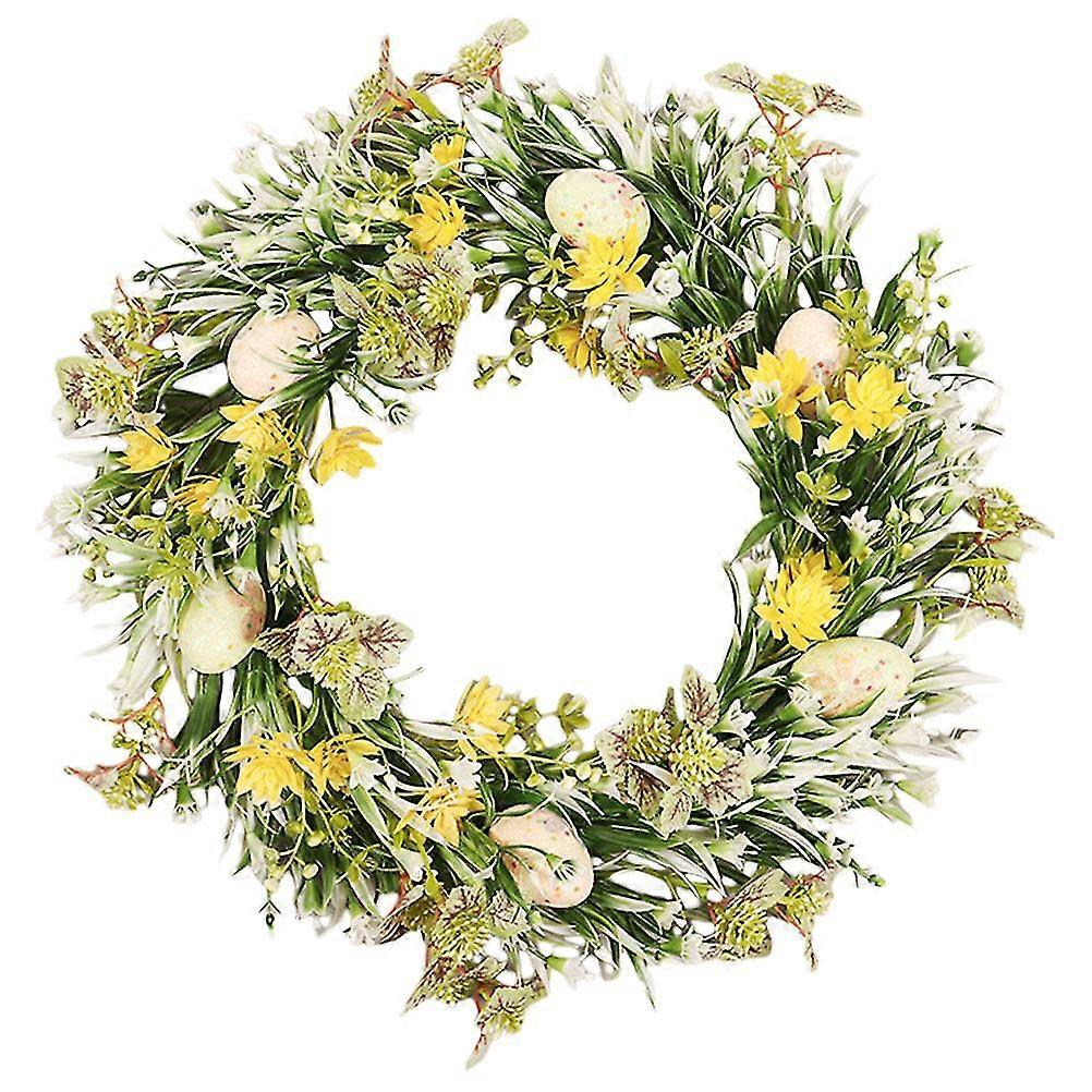 Easter Egg Wreath Easter Garland Front Door Wreath Hanging Easter Egg Garland