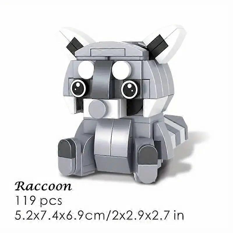 Cute Animal Assembly Building Blocks Set Small Particle Bricks Collection Fun Decoration Educational Holiday Gifts For Childrens