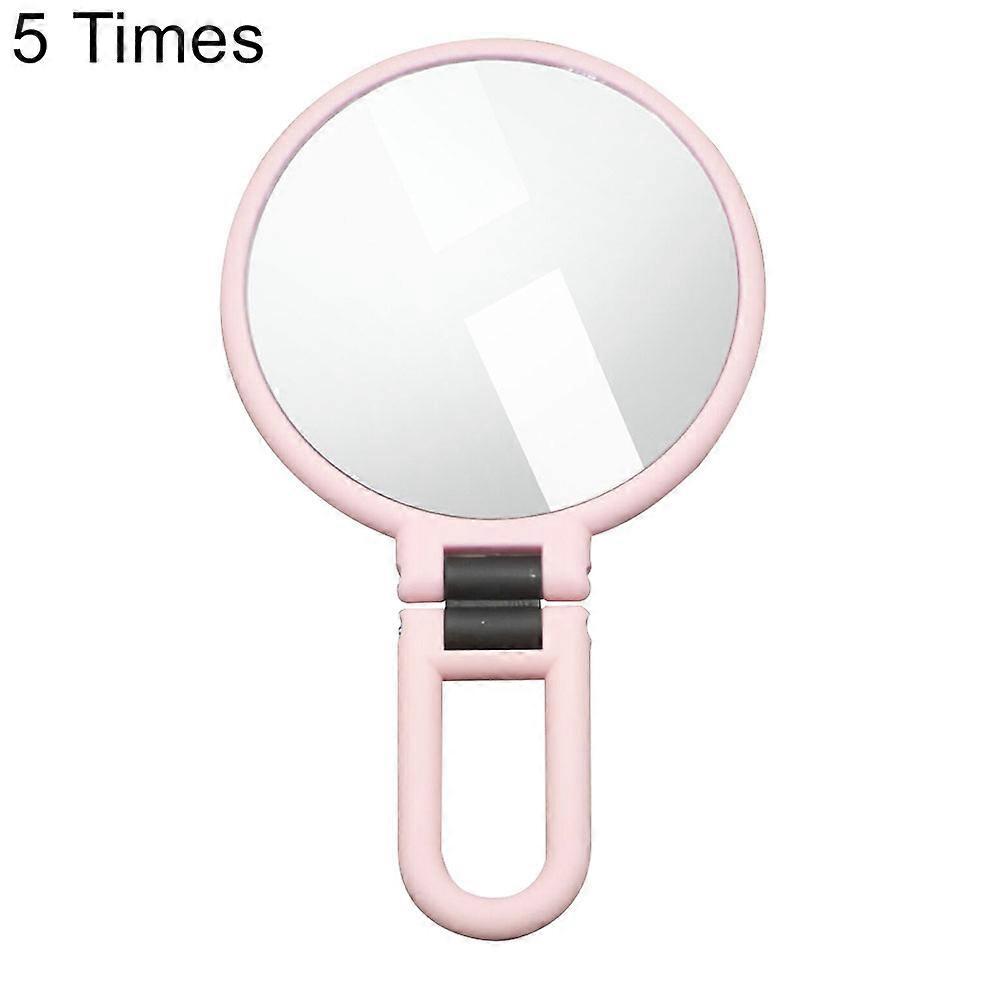 Rotatable Double-side Round 5/10X Magnifying Desktop Cosmetic Make Up Mirror QinHai