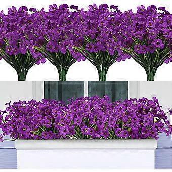 16 Bndel knstliche Blumen fr drauen, geflschte Seidenblumen  Kunstpflanzen UV-bestndig fr hngende Pflanzgefe Fensterkasten Veranda  Innen Auen Deko | Fruugo DE