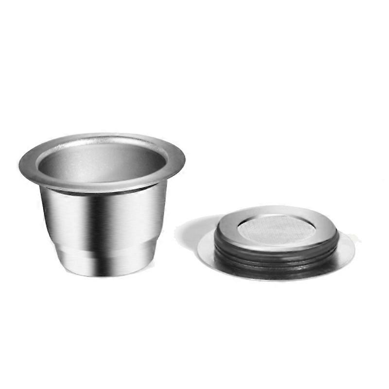 2Pcs for Nespresso Reutilisable Refillable Capsule Crema Espresso Reusable New Refillable for Nespresso