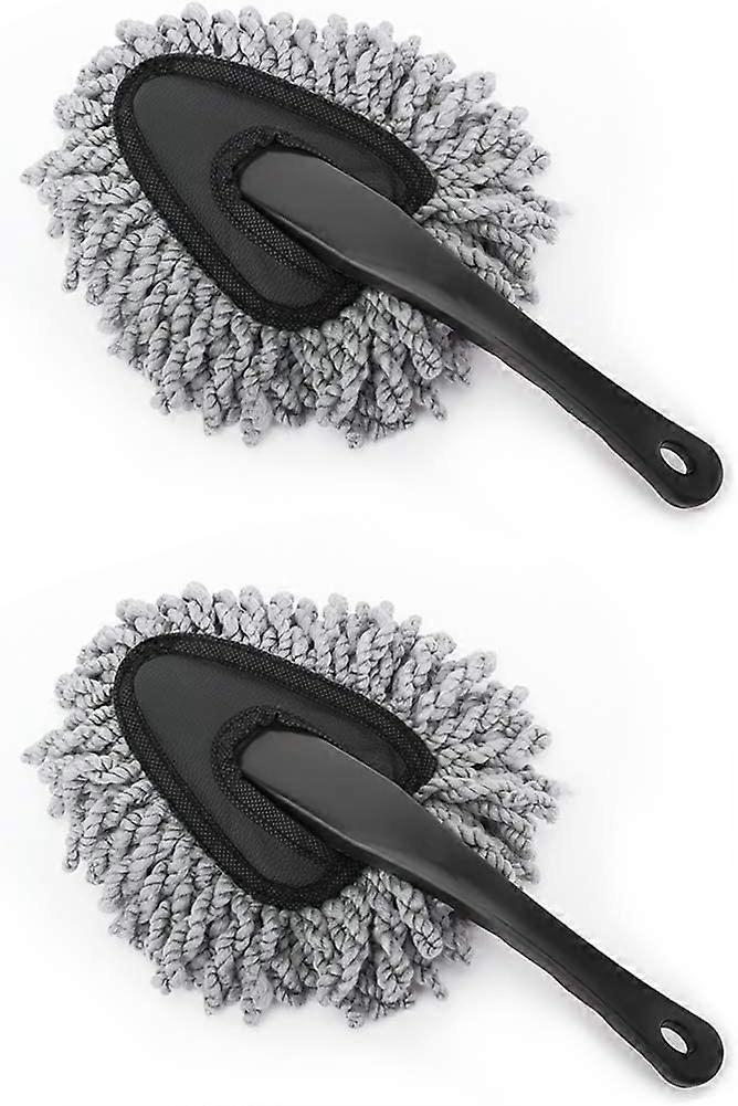 2 Balenie kefy na čistenie auta, kefa na čistenie auta, mäkká kefa - modrá