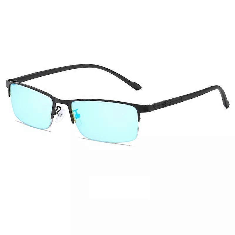Glasses For People With Red-green Colorblindness Daltonism And Color Weakness Alloy Half Frame Two-sided Coating Lenses