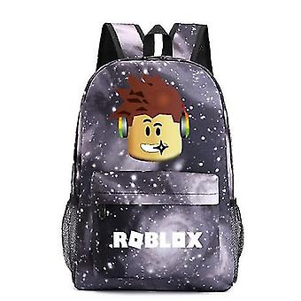 Hot Roblox Backpack Kids School Bag Students Boys Bookbag Travel