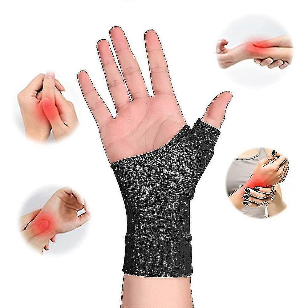 Compression Therapy Gloves Gel Filled Thumb Hand Wrist Support Arthritis Compression Gloves