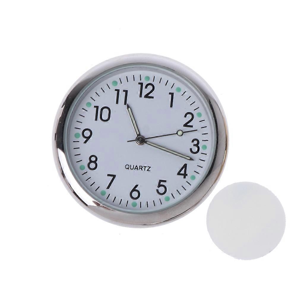 Universal Car Clock Stick-On Electronic Watch Dashboard Noctilucent Decoration F