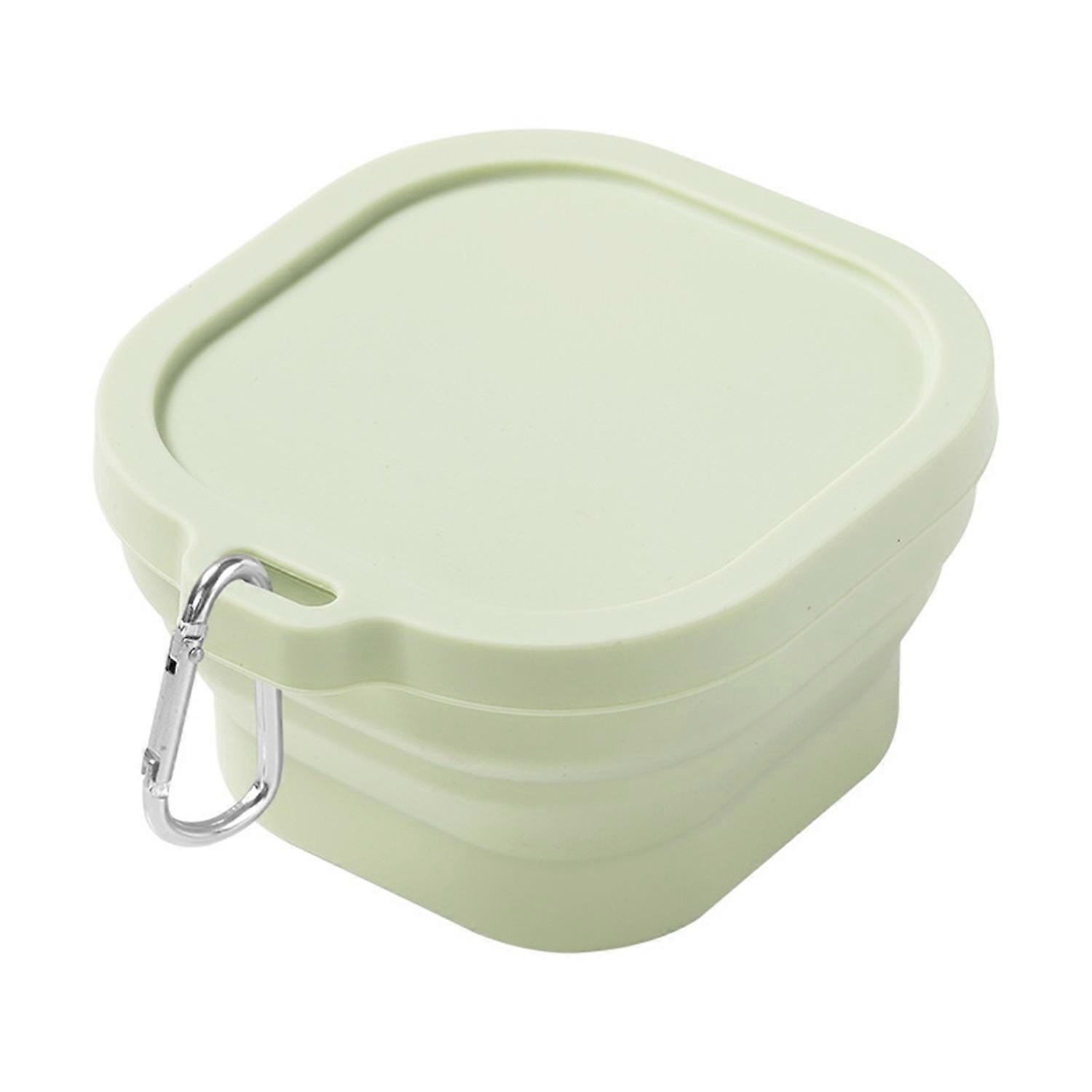 400/750ML Collapsible Silicone Bowl Folding Food Storage Container with Lid Airtight Lunch Box for