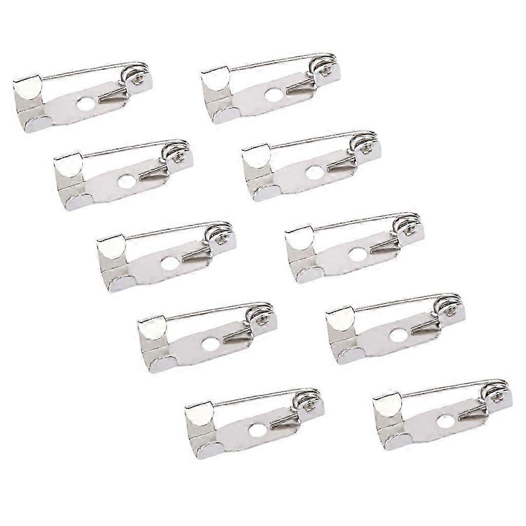 50 قطعة دبابيس طية صدر السترة دبوس أمان 15 مم مناسبة لدبابيس / شارات بروش DIY أو أي مشاريع حرفية أخرى