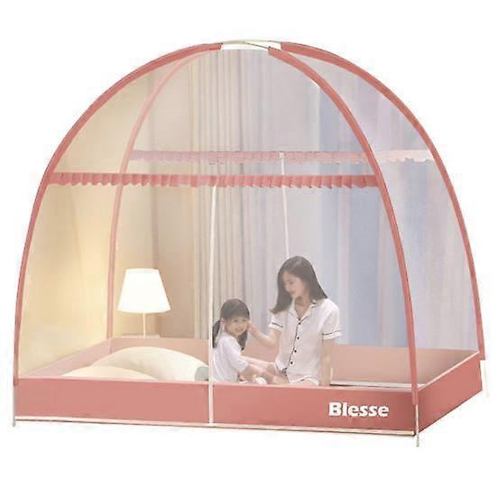 Dual Door Mosquito Tent Full Cover Mosquito Net Zipper Closure Open Quickly Fully Enclosed Anti-mosquito