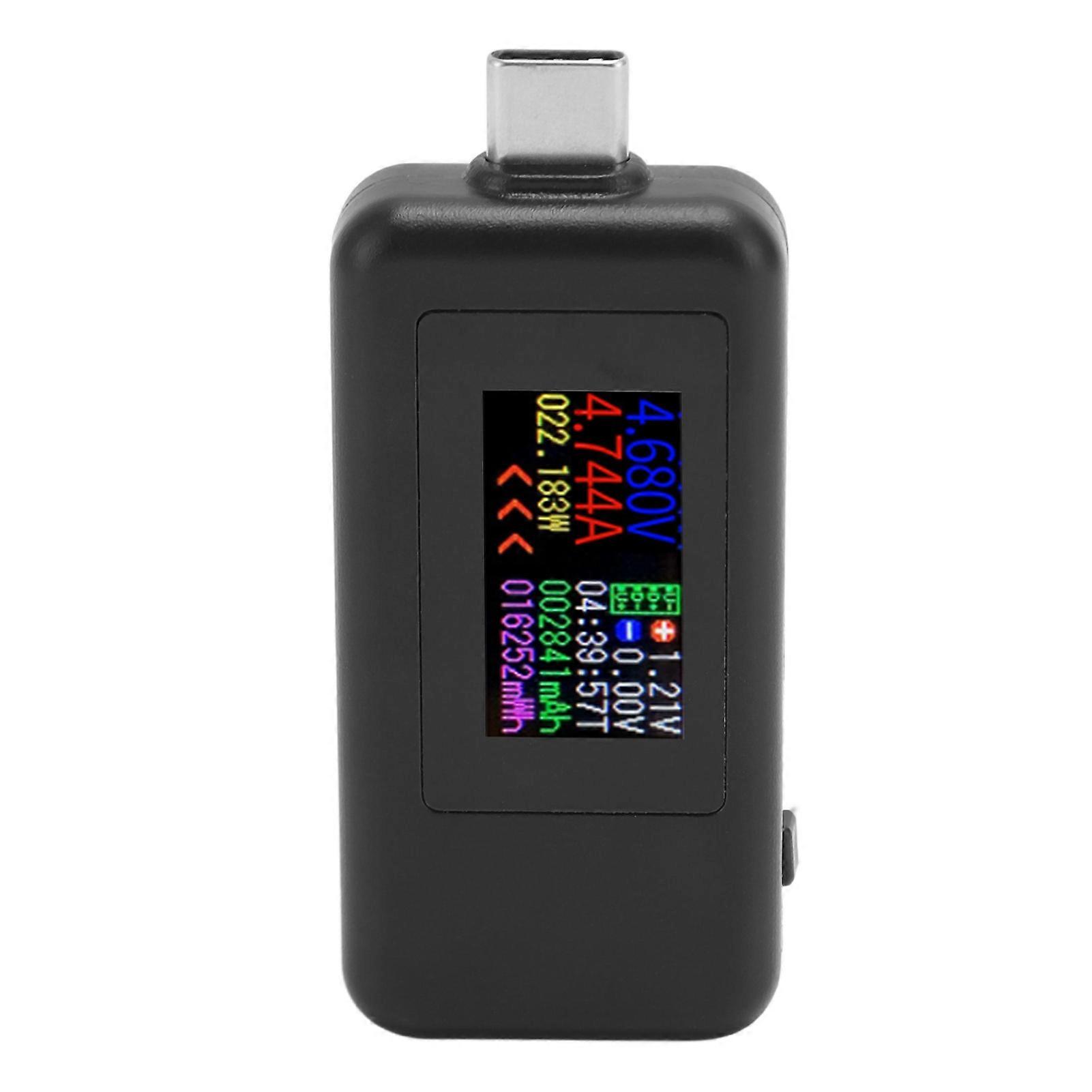 USB Type C Charger Tester with HD Display - Voltage & Current Detection, PD Compatible